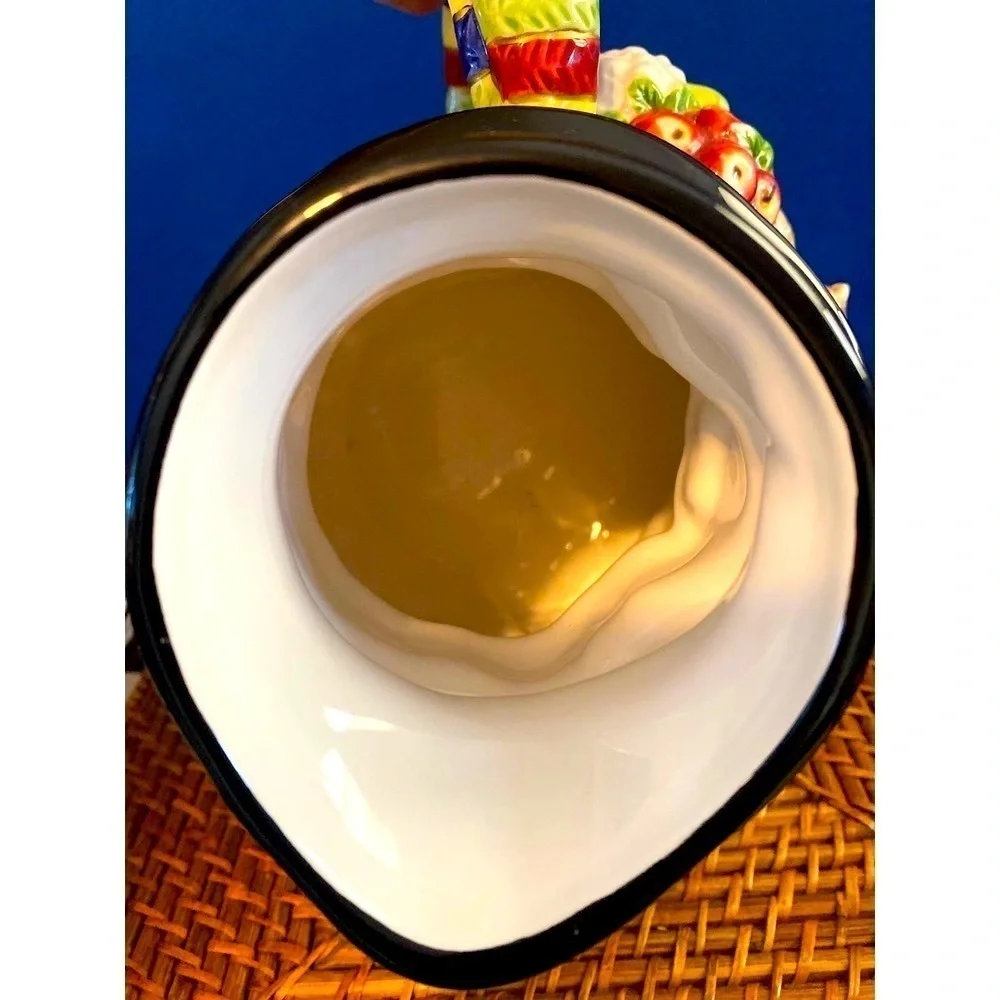 Adorable Snowman with his Furry Friends Christmas Holiday Pitcher 9”